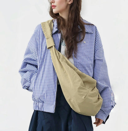 Corduroy Cozy Crescent Bag